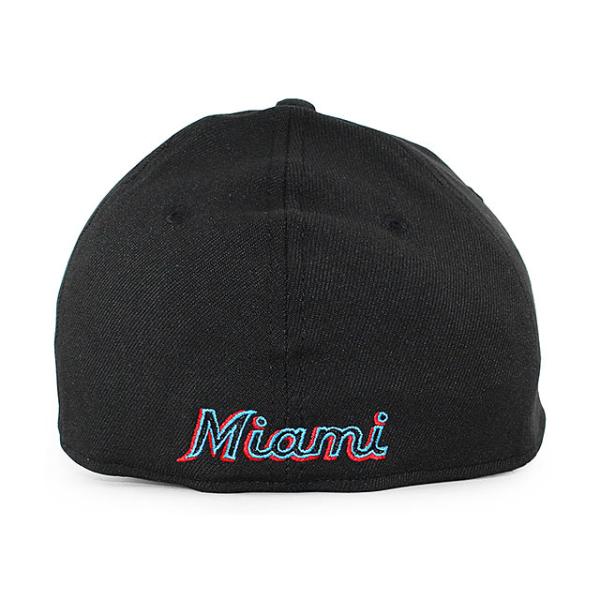 ニューエラ キャップ 39THIRTY マイアミ マーリンズ MLB TEAM CLASSIC FLEX FIT CAP BLACK