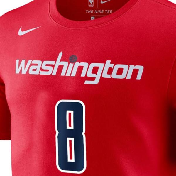 八村 塁選手モデル ナイキ Tシャツ ワシントン ウィザーズ NBA DRI-FIT NAME&NUMBER T-SHIRT RED NIKE WASHINGTON WIZARDS RUI HACHIMURA