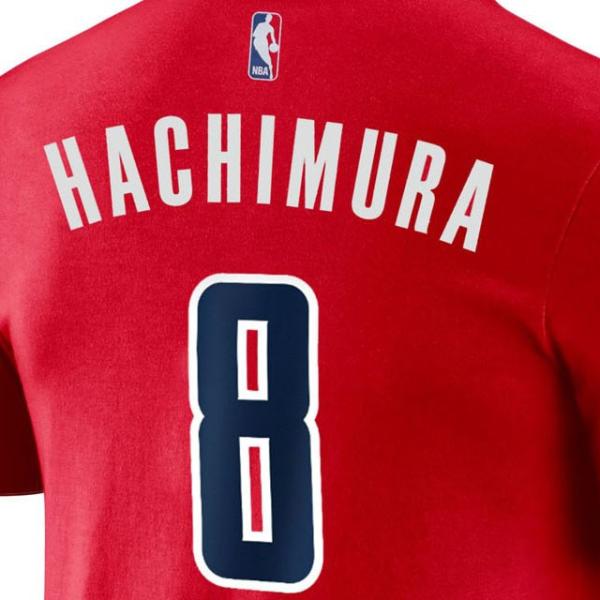 八村 塁選手モデル ナイキ Tシャツ ワシントン ウィザーズ NBA DRI-FIT NAME&NUMBER T-SHIRT RED NIKE WASHINGTON WIZARDS RUI HACHIMURA