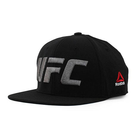 リーボック スナップバック キャップ UFC  FLAT PEAK SNAPBACK CAP BLACK  REEBOK