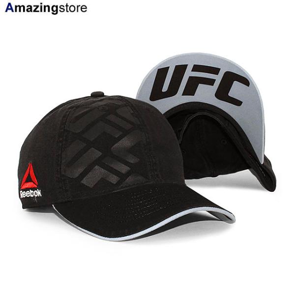 リーボック UFC  ADJUSTABLE SLOUCH CAP BLACK-GREY  REEBOK