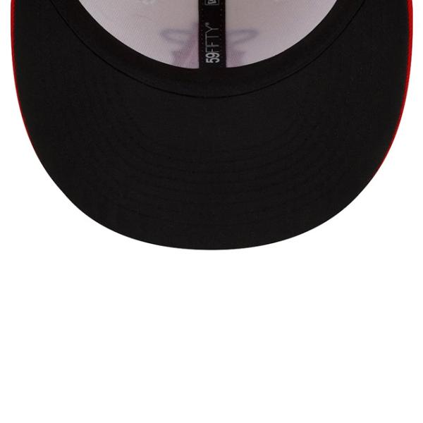 海外取寄 ニューエラ キャップ LP 59FIFTY ロサンゼルス エンゼルス MLB CITY CONNECT FITTED CAP RED BEIGE NEW ERA LOS ANGELES ANGELS