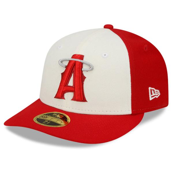 海外取寄 ニューエラ キャップ LP 59FIFTY ロサンゼルス エンゼルス MLB CITY CONNECT FITTED CAP RED BEIGE NEW ERA LOS ANGELES ANGELS