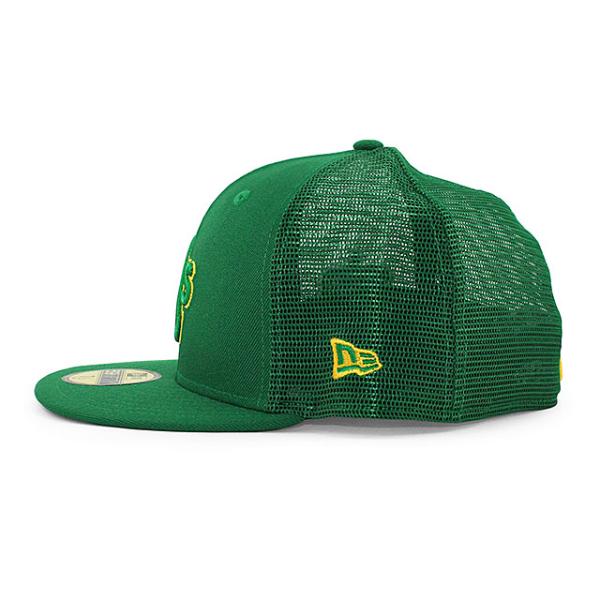 ニューエラキャップ 59FIFTY オークランド アスレチックス 2023 MLB SPRING TRAINING FITTED CAP GREEN NEW ERA OAKLAND ATHLETICS