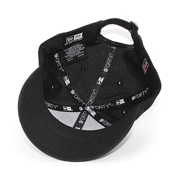 EU限定 ニューエラ キャップ 9FORTY ACミラン SERIA A REPREVE STRAPBACK CAP BLACK