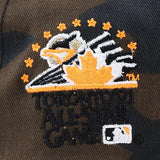 ニューエラ キャップ 59FIFTY トロント ブルージェイズ  MLB 1991 ALL STAR GAME ORANGE BOTTOM FITTED CAP CAMO  NEW ERA TORONTO BLUE JAYS
