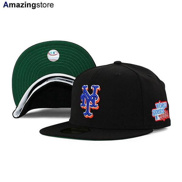 ニューエラ キャップ 59FIFTY ニューヨーク メッツ MLB 1986 WORLD SERIES FITTED CAP BLACK