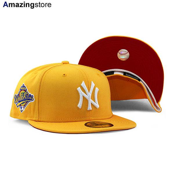ニューエラ キャップ 59FIFTY ニューヨーク ヤンキース MLB 1996 WORLD SERIES RED BOTTOM FITTED CAP GOLD NEW ERA NEW YORK YANKEES