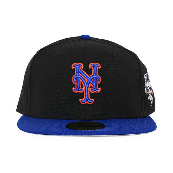 ニューエラ キャップ 59FIFTY ニューヨーク メッツ  MLB 2000 WORLD SERIES ROAD FITTED CAP-2 BLACK-RYL BLUE  NEW ERA NEW YORK METS