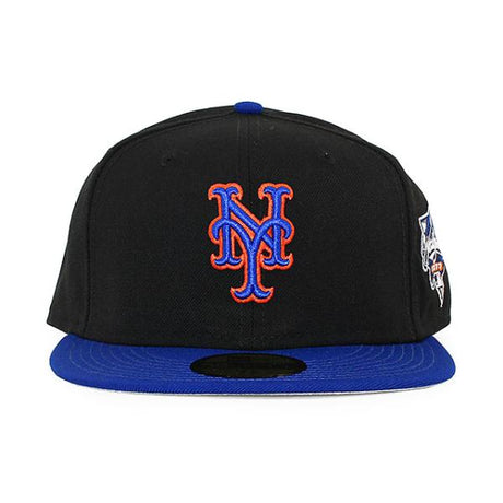 ニューエラ キャップ 59FIFTY ニューヨーク メッツ  MLB 2000 WORLD SERIES ROAD FITTED CAP-2 BLACK-RYL BLUE  NEW ERA NEW YORK METS