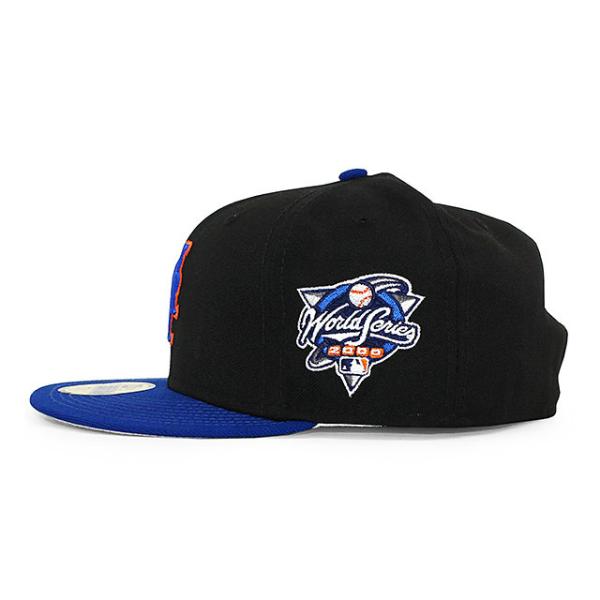 ニューエラ キャップ 59FIFTY ニューヨーク メッツ  MLB 2000 WORLD SERIES ROAD FITTED CAP-2 BLACK-RYL BLUE  NEW ERA NEW YORK METS