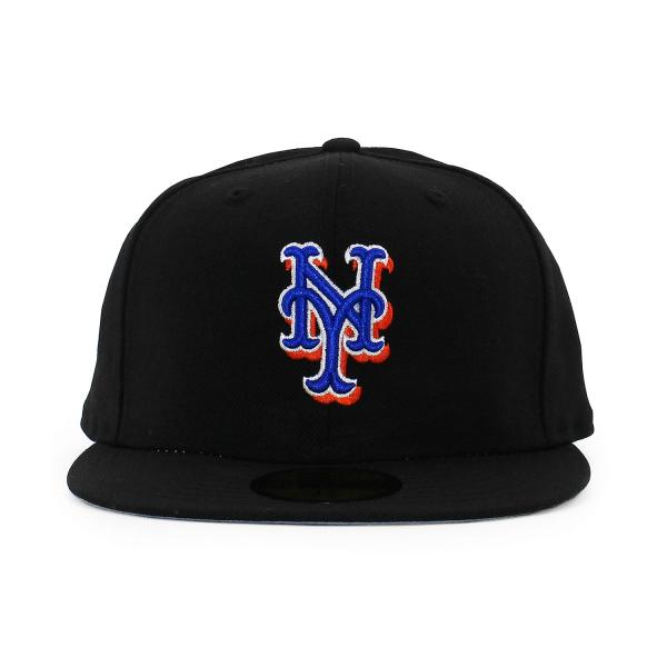 ニューエラ キャップ 59FIFTY ニューヨーク メッツ MLB OLD AUTHENTIC COLOR ALT 2001-2006 FITTED CAP BLACK NEW ERA NEW YORK METS