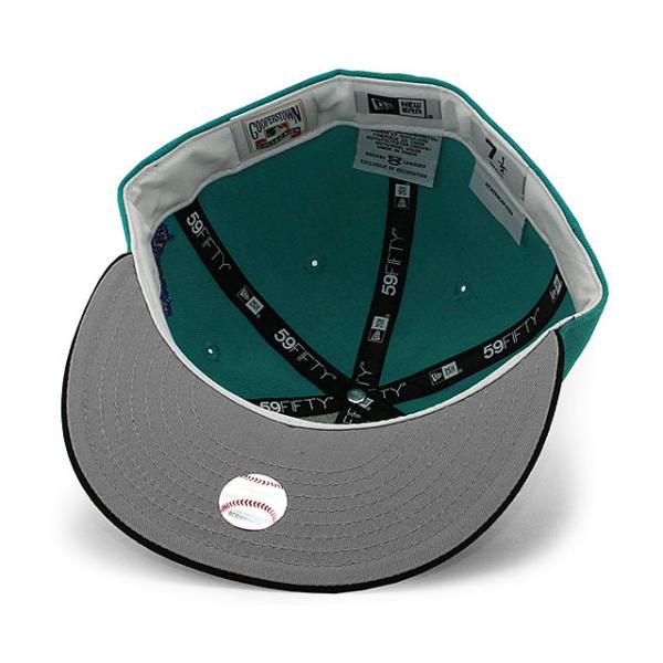 ニューエラ キャップ 59FIFTY フロリダ マーリンズ MLB 1997 WORLD SERIES ALTERNATE FITTED CAP TEAL