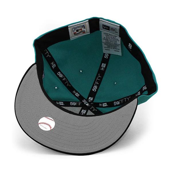ニューエラ キャップ 59FIFTY フロリダ マーリンズ MLB 1997 WORLD SERIES ALTERNATE FITTED CAP TEAL