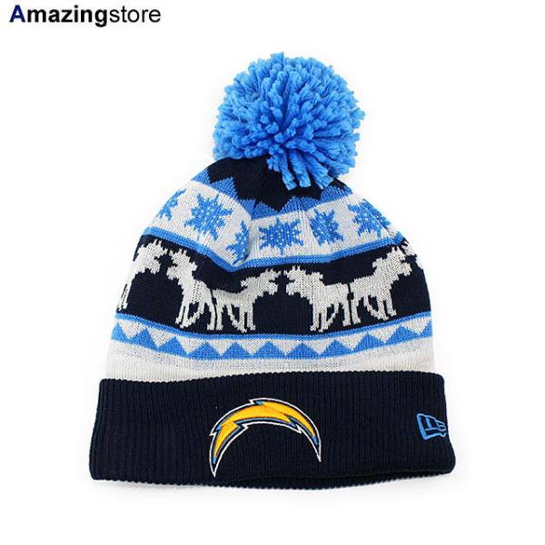ニューエラ ニットキャップ ビーニー ロサンゼルス チャージャーズ  NFL THE MOOSER KNIT BEANIE NAVY  NEW ERA LOS ANGELES CHARGERS