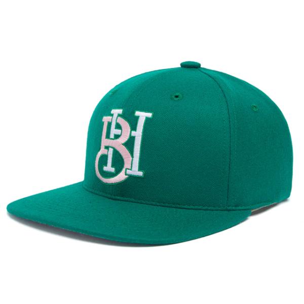 フッドハット スナップバックキャップ BEVERLY HILLS SNAPBACK CAP GREEN HOOD HAT