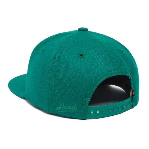 フッドハット スナップバックキャップ BEVERLY HILLS SNAPBACK CAP GREEN HOOD HAT