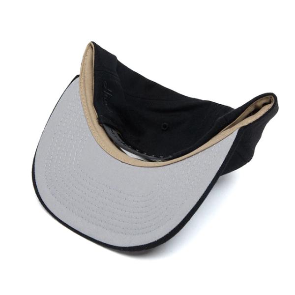 フッドハット スナップバックキャップ COMPTON SNAPBACK CAP BLACK HOOD HAT