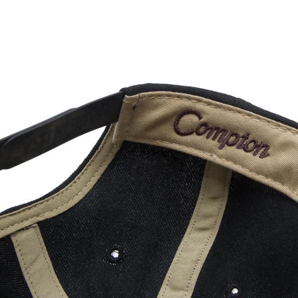 フッドハット スナップバックキャップ COMPTON SNAPBACK CAP BLACK HOOD HAT