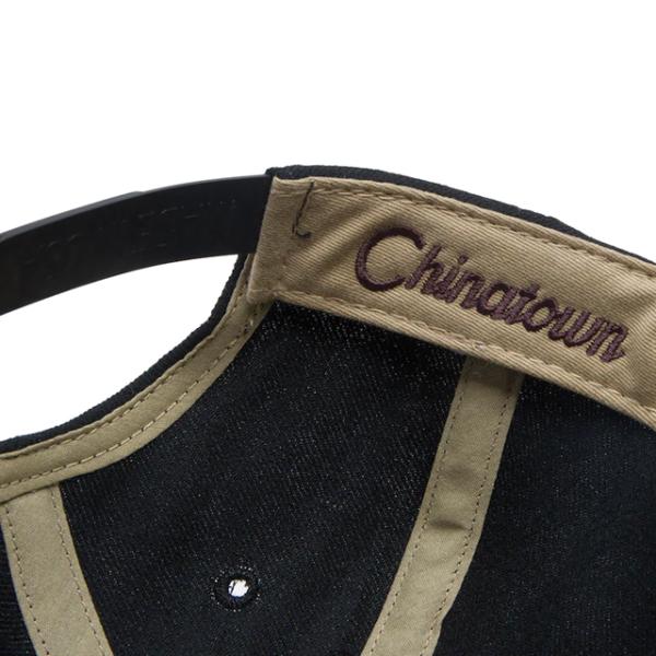 フッドハット スナップバックキャップ CHINATOWN SNAPBACK CAP BLACK HOOD HAT チャイナタウン