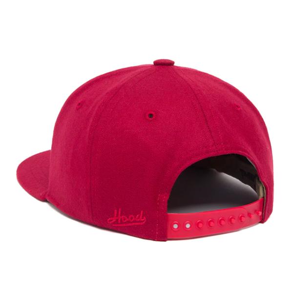 フッドハット スナップバックキャップ SOUTH CENTRAL SNAPBACK CAP RED HOOD HAT