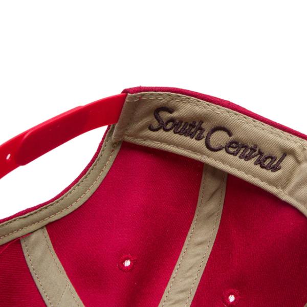 フッドハット スナップバックキャップ SOUTH CENTRAL SNAPBACK CAP RED HOOD HAT