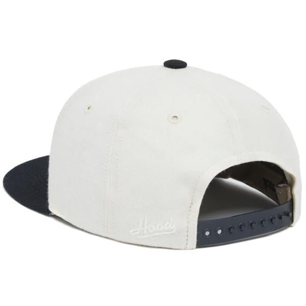 フッドハット スナップバックキャップ HARLEM SNAPBACK CAP WHITE-BLACK HOOD HAT ハーレム