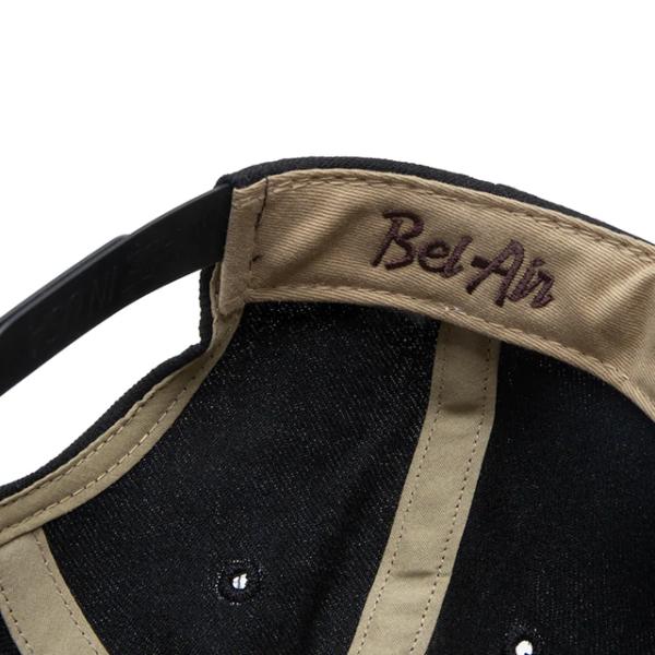 フッドハット スナップバックキャップ BEL AIR SNAPBACK CAP BLACK HOOD HAT