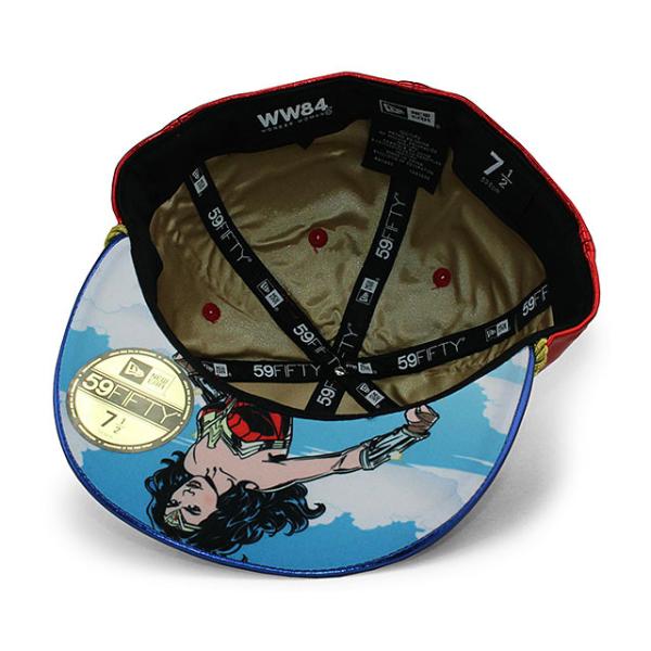 ニューエラ キャップ 59FIFTY DC コミックス ワンダーウーマン 1984 CHARACTER FITTED CAP RED