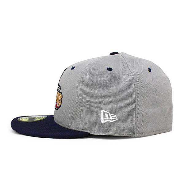 DEADSTOCK ニューエラ キャップ 59FIFTY ニューヨーク ヤンキース  MLB 2009 WORLD SERIES CHAMPIONS CREST FITTED CAP GREY-NAVY  NEW ERA NEW YORK YANKEES