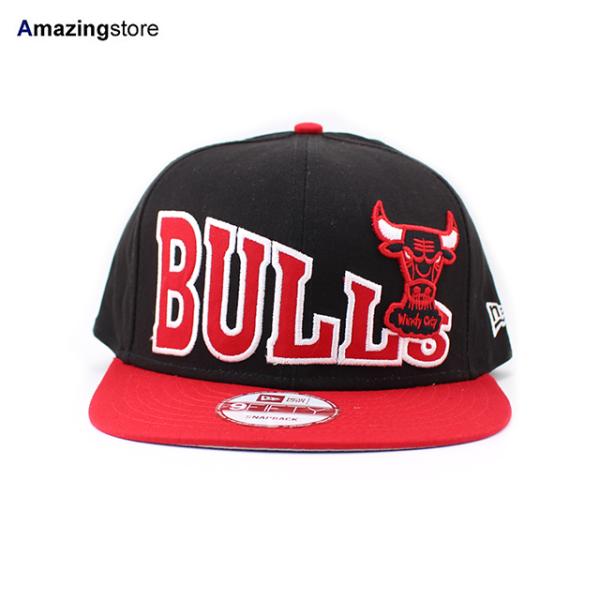 ニューエラ キャップ 9FIFTY スナップバック シカゴ ブルズ  STOKED SNAPBACK CAP BLACK-RED  NEW ERA CHICAGO BULLS