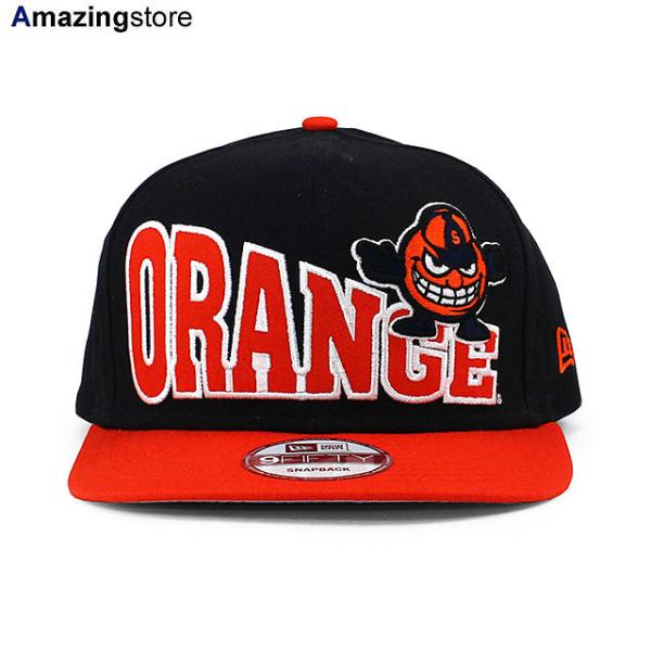 ニューエラ キャップ 9FIFTY スナップバック シラキュース オレンジ  NCAA STOKED SNAPBACK CAP NAVY-ORANGE  NEW ERA SYRACUSE ORANGE