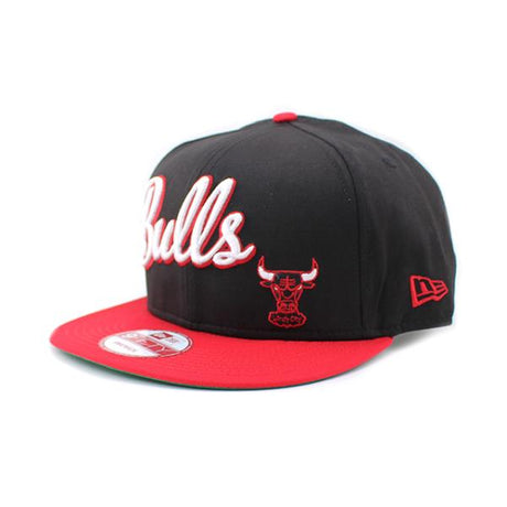 ニューエラ キャップ 9FIFTY スナップバック シカゴ ブルズ  SWASH-SCRIPT SNAPBACK CAP BLACK-RED  NEW ERA CHICAGO BULLS