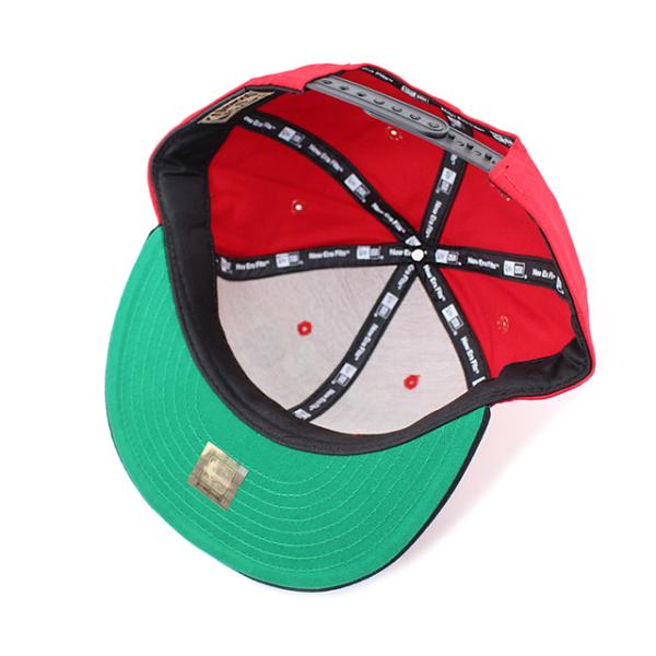 ニューエラ キャップ 9FIFTY スナップバック シカゴ ブルズ  WORDSTRIPE SNAPBACK CAP RED-BLACK  NEW ERA CHICAGO BULLS