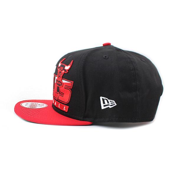 ニューエラ キャップ 9FIFTY スナップバック シカゴ ブルズ  SLICE-N-DICE SNAPBACK CAP BLACK-RED  NEW ERA CHICAGO BULLS