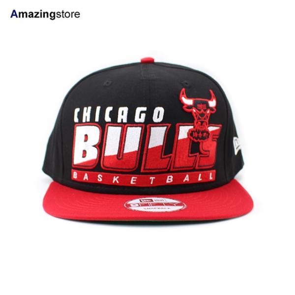 ニューエラ キャップ 9FIFTY スナップバック シカゴ ブルズ  SLICE-N-DICE SNAPBACK CAP BLACK-RED  NEW ERA CHICAGO BULLS
