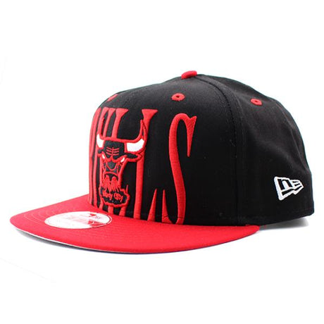 ニューエラ キャップ 9FIFTY スナップバック シカゴ ブルズ NBA HWC STEP-ABOVE SNAPBACK CAP BLACK-RED  NEW ERA CHICAGO BULLS