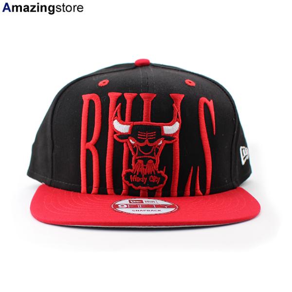 ニューエラ キャップ 9FIFTY スナップバック シカゴ ブルズ NBA HWC STEP-ABOVE SNAPBACK CAP BLACK-RED  NEW ERA CHICAGO BULLS