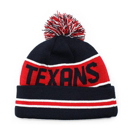 ニューエラ ニットキャップ ビーニー ヒューストン テキサンズ  NFL THE-COACH POM KNIT BEANIE CAP NAVY-RED  NEW ERA HOUSTON TEXANS