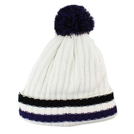 ニューエラ ニットキャップ ビーニー ボルチモア レイブンズ  NFL YESTER-YEAR KNIT BEANIE WHITE-BLACK-PURPLE  NEW ERA BALTIMORE RAVENS