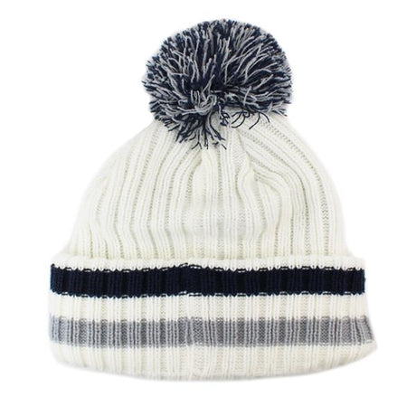 ニューエラ ニットキャップ ビーニー ダラス カウボーイズ  NFL YESTER-YEAR KNIT BEANIE WHITE-NAVY-GREY  NEW ERA DALLAS COWBOYS