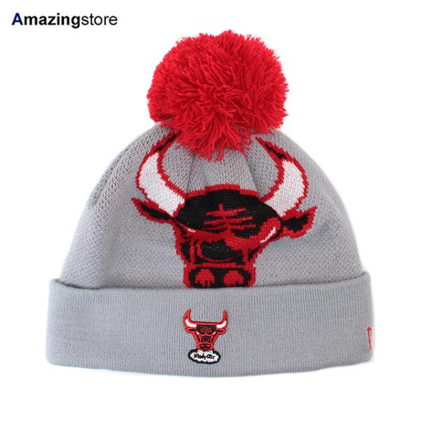 ニューエラ ニットキャップ ビーニー シカゴ ブルズ  NBA HWC-BIGGIE KNIT BEANIE GREY  NEW ERA CHICAGO BULLS