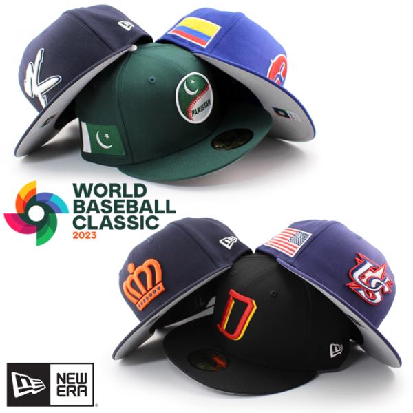 ニューエラ キャップ 59FIFTY WBC ドミニカ共和国 帽子 2023 WORLD BASEBALL CLASSIC FITTED CAP NAVY RED NEW ERA DOMINICAN REPUBLIC