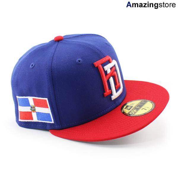 ニューエラ キャップ 59FIFTY WBC ドミニカ共和国 帽子 2023 WORLD BASEBALL CLASSIC FITTED CAP NAVY RED NEW ERA DOMINICAN REPUBLIC