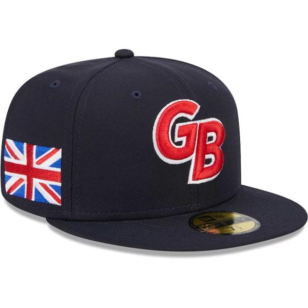 ニューエラ キャップ 59FIFTY WBC イギリス 2023 WORLD BASEBALL CLASSIC FITTED CAP NAVY