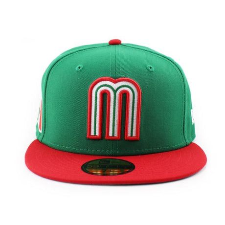 ニューエラ 59FIFTY WBC メキシコ 2023 WORLD BASEBALL CLASSIC FITTED CAP GREEN RED NEW ERA MEXICO