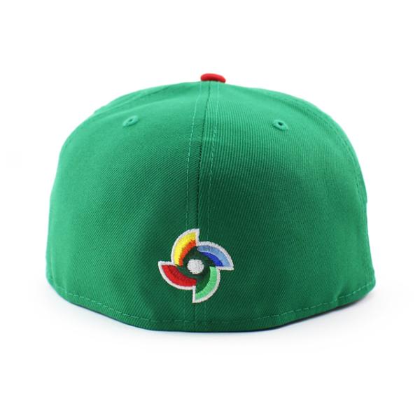 ニューエラ 59FIFTY WBC メキシコ 2023 WORLD BASEBALL CLASSIC FITTED CAP GREEN RED NEW ERA MEXICO