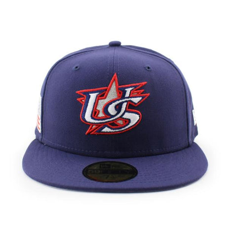 ニューエラ キャップ 59FIFTY WBC アメリカ 帽子 2023 WORLD BASEBALL CLASSIC FITTED CAP NAVY NEW ERA USA