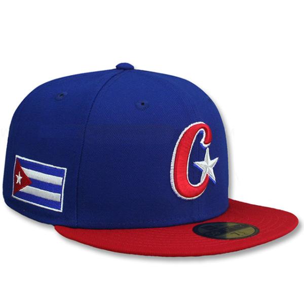 ニューエラ キャップ 59FIFTY WBC キューバ 2023 WORLD BASEBALL CLASSIC FITTED CAP ROYAL BLUE RED NEW ERA CUBA