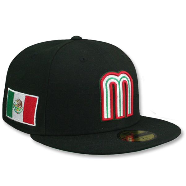 ニューエラ キャップ 59FIFTY メキシコ WBC TEAM-BASIC FITTED CAP BLACK NEW ERA MEXICO